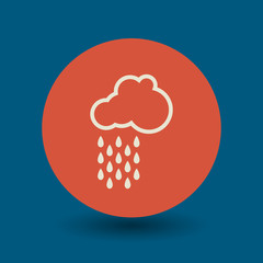 Rain symbol, vector