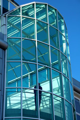 Obraz premium Modern glass building