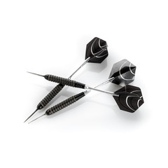 Three dart arrows isolated on white