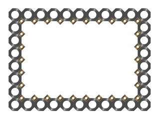 Screw Frame. Isolated