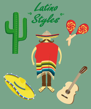 Latin American style of depicting objects