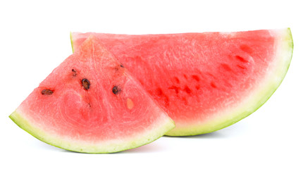 Juicy watermelon isolated on white