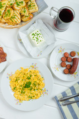A hearty breakfast