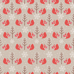 Christmas seamless pattern