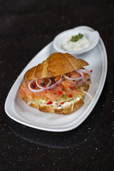 Smoked Salmon Sandwich