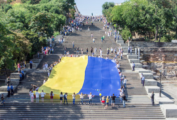 Independence Day Celebration on the Potemkin stairs