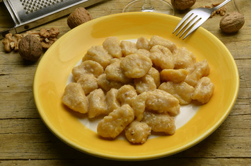Gnocchi di zucca Italian cuisine Food Expo Milano 2015