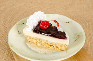 Blueberry cheesecake