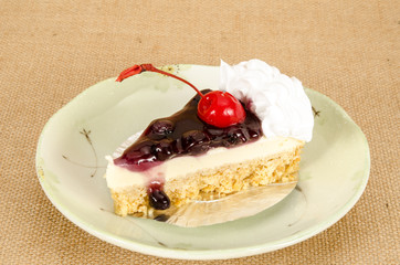 Blueberry cheesecake