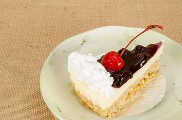 Blueberry cheesecake