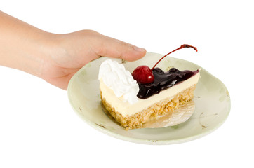 Blueberry cheesecake