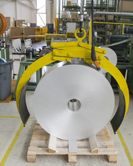aluminum roll for press molding