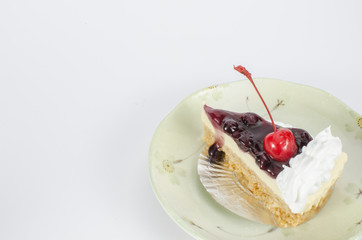 Blueberry cheesecake