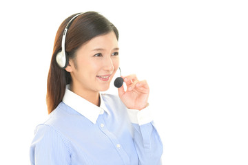 笑顔のオペレーター