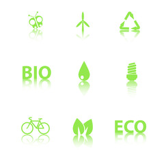 green  icon  set