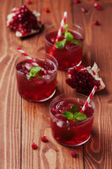 delicious pomegranate cocktail