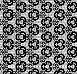 Black lace pattern