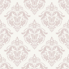 Damask Seamless Vector Pattern. Orient Background
