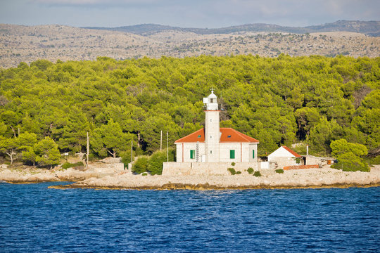 Island of Brac lighthouse view