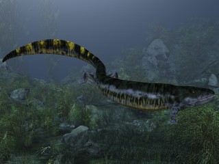 Eogyrinus attheyi - 3D Dinosaur