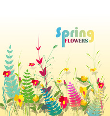 spring with flower