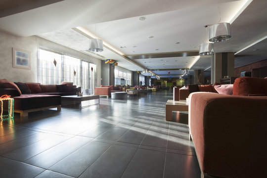 hotel lobby interior