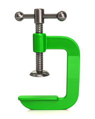 Green clamp Icon