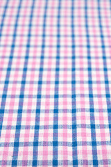 チェック柄の布　