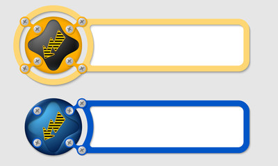 abstract boxes for any text and flash