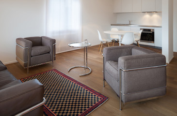 interior, wide living room