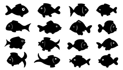 fishfunny silhouettes
