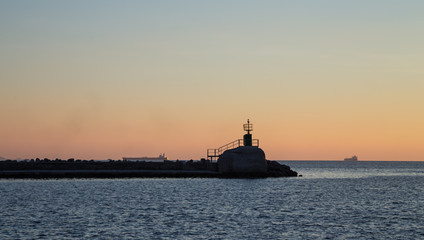 Tanker in the bay of Trieste