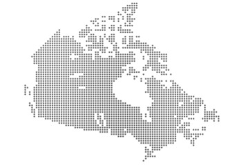 Fototapeta na wymiar Kanada - graue Punkte