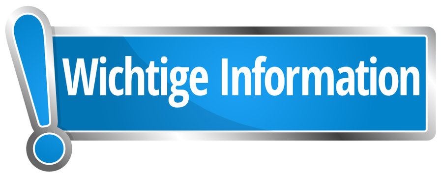 Wichtige Information