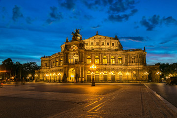 Obraz premium Semper opera in Dresden