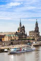 Fototapeta premium Panoramic view of Dresden