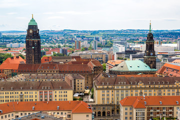 Obraz premium Panoramic view of Dresden