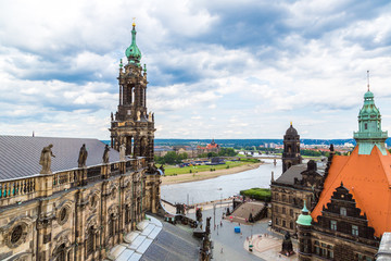 The Kreuzkirche church in Dresden