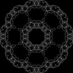 square pattern carving sophisticated symmetric pattern vector