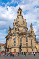 Fototapeta premium Dresden and Frauenkirche church