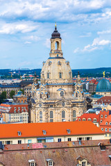 Fototapeta premium Dresden and Frauenkirche church