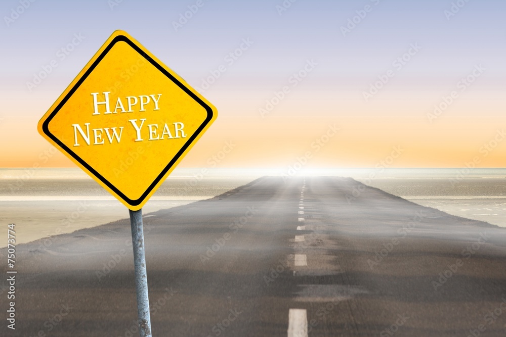 Poster composite image of happy new year