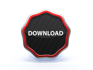 download star icon on white background