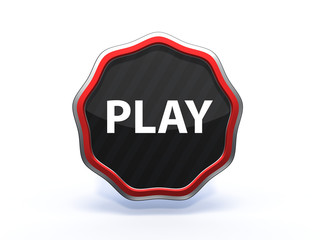 play star icon on white background