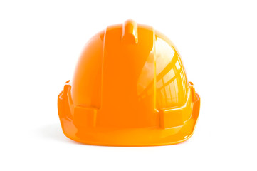 Fototapeta premium Hard hat for industrial workers, engineers & architect -isolated