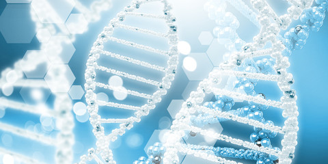 Molecule of DNA - obrazy, fototapety, plakaty
