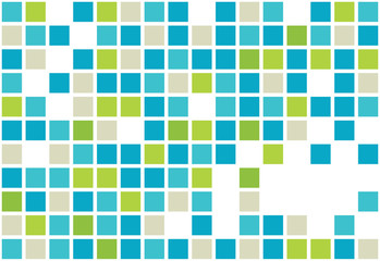 Pixel art green pattern vector background