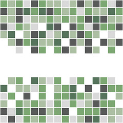 A green pixel art style vector background