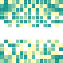 A green pixel art style vector background