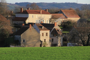 maisons bourbonnaises © Jacky Jeannet